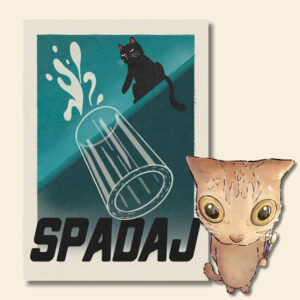 SPADAJ plakat